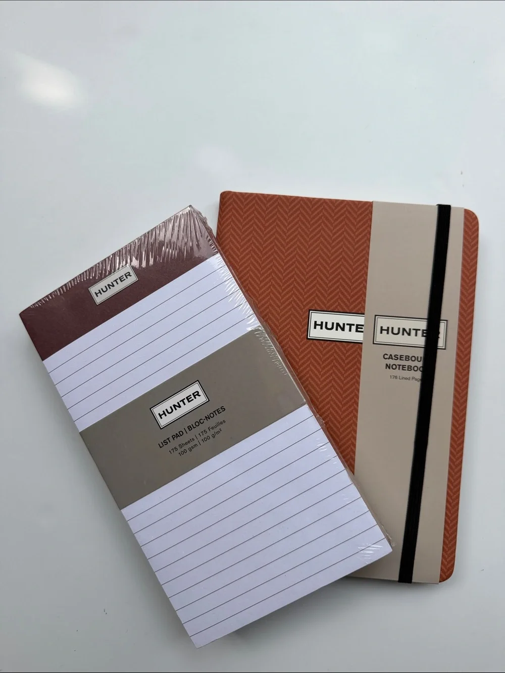 Hunter Casebound Notebook & List Pad Set